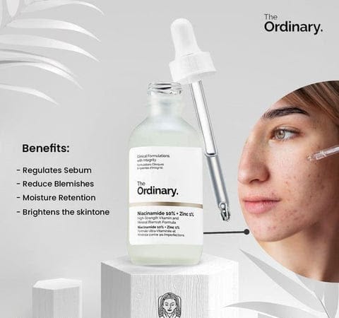 The Ordinary Niacinamide 10% + Zinc 1% – Sérum Anti-Imperfections 60ml