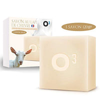 O³ Savon Lait de Chevre-Savon Exfolliant fait main-Combat l'acné, soulage l'eczéma-120gr de savon artisanal