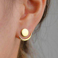 Boucles d'oreilles en cristal pour femmes, bijoux en forme de fleur, strass, couleur or, à la mode