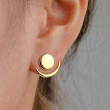 Boucles d'oreilles en cristal pour femmes, bijoux en forme de fleur, strass, couleur or, à la mode