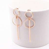 Boucles d'Oreilles de Couleur Or et Argent