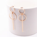 Boucles d'Oreilles de Couleur Or et Argent