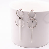 Boucles d'Oreilles de Couleur Or et Argent