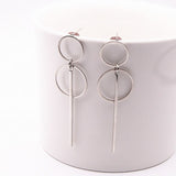 Boucles d'Oreilles de Couleur Or et Argent