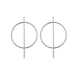 Boucles d'Oreilles de Couleur Or et Argent