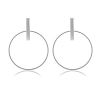 Boucles d'Oreilles de Couleur Or et Argent