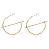 Boucles d'Oreilles de Couleur Or et Argent