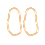 Boucles d'Oreilles de Couleur Or et Argent