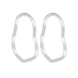 Boucles d'Oreilles de Couleur Or et Argent