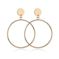 Boucles d'Oreilles de Couleur Or et Argent