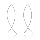 Boucles d'Oreilles de Couleur Or et Argent